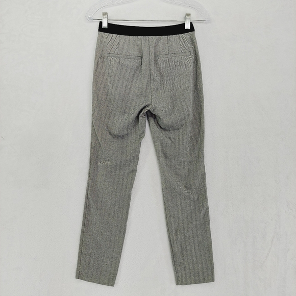 Zara Gray Low Rise Straight Leg Slim Fit Dress Pants 5084 - Picture 4 of 7